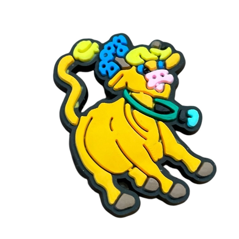 Cow Croc Charm